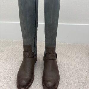 Chocolate Blu "Louisa" Leather & Suede Boots